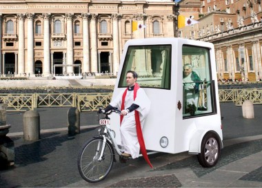http://www.postcarbon.org/wp-content/uploads/2015/06/Pedal-powered-Popemobile-web1-380x272.jpg