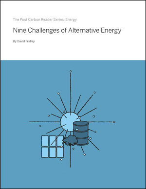 Nine Challenges of Alternative Energy
